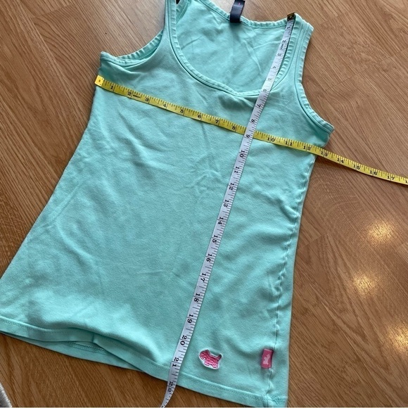Joshua Perets Teal Tank Top Small - Picture 5 of 5